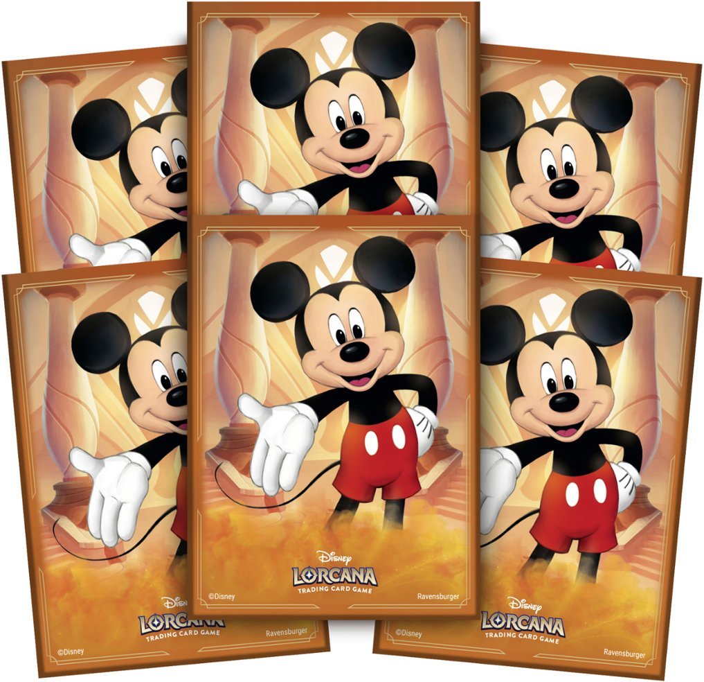 Disney Lorcana TCG The First Chapter Card Sleeves (65-Count) - Mickey Mouse